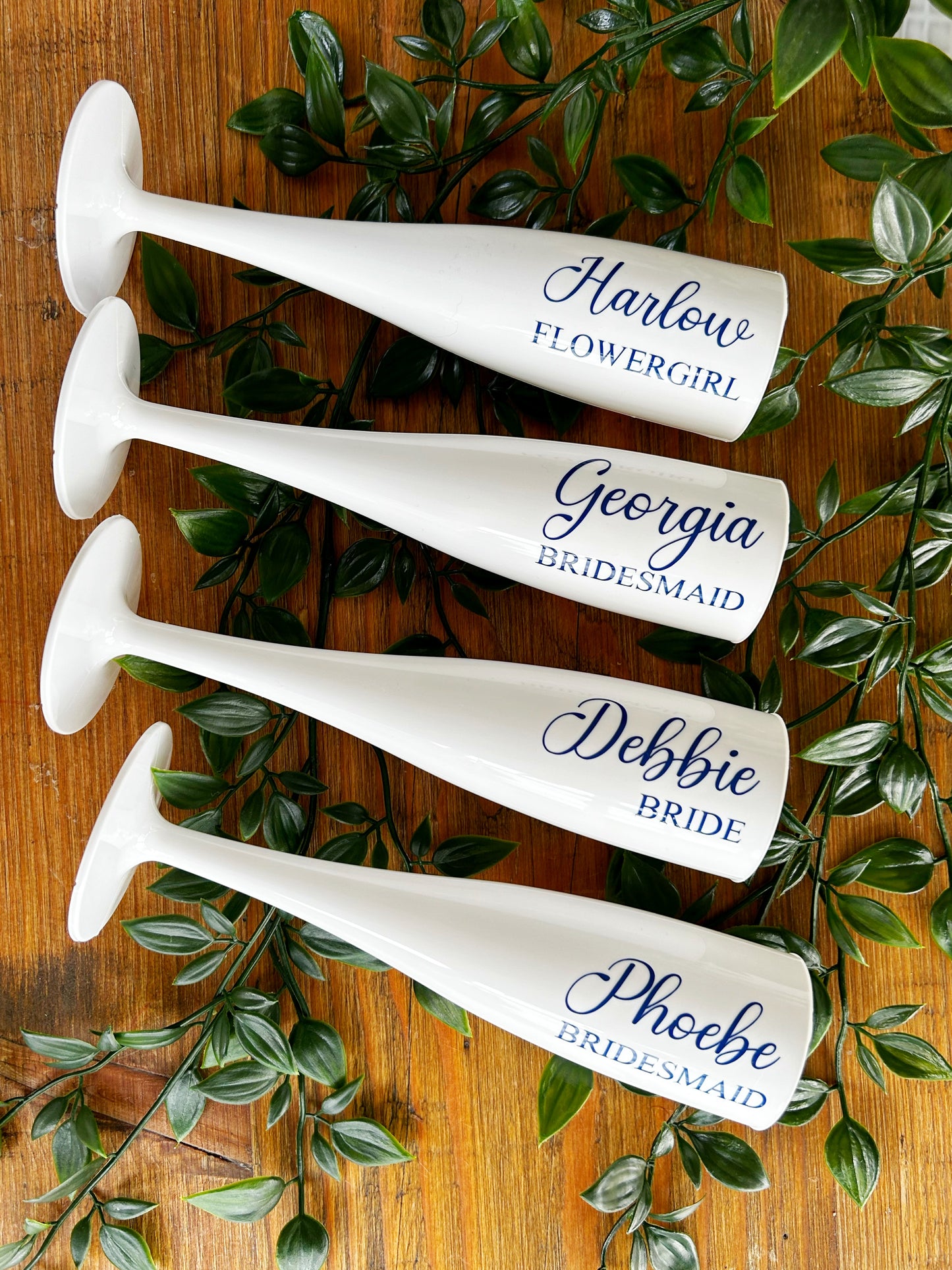 Champagne Flute - White